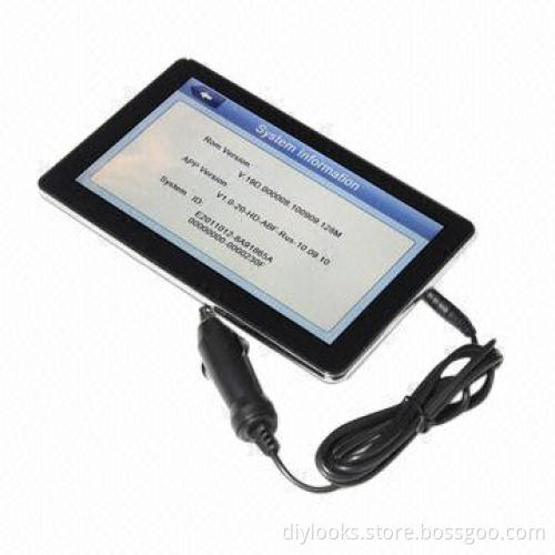 7-inch TFT Touch-screen Car GPS Navigator, Free 2GB TF Card and Map, Supports Bluetooth, AV In Ports